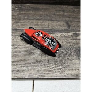 2002 Vintage Hot Wheels Swoop Coupe Red Skull Halloween Scary Collectible